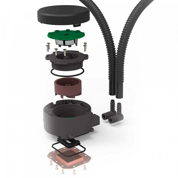 Water Cooler Redragon Effect X, 240mm, RGB, Intel-AMD, CCW-3000