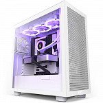 Gabinete NZXT H7 Flow, Mid Tower, ATX, Lateral em Vidro Temperado, 2x Fans, Branco - CM-H71FW-01
