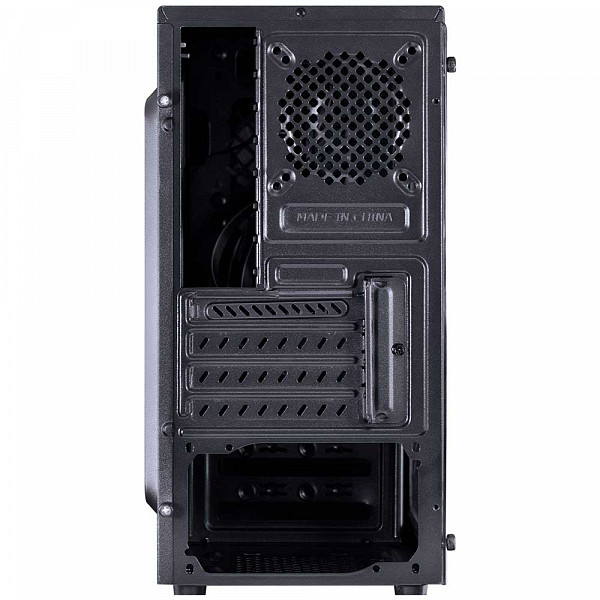 Gabinete Gamer PCYes Venus sem Fonte, Mid Tower, USB 3.0, 2 Fans LED Azul, Preto com Lateral em Acrílico - VENPTAZ2FCA