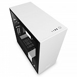 Gabinete Gamer NZXT H710i, Mid Tower, Com 4 Fans, Vidro Temperado, White, S-Fonte, CA-H710I-W1