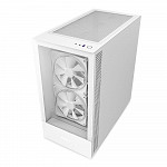 Gabinete NZXT H5 Elite Edition, Mid Tower, RGB, ATX, Lateral e Frontal em Vidro Temperado, 3x Cooler Fan, Branco - CC-H51EW-01