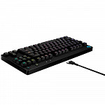 Teclado Mecânico Gamer Logitech G PRO, RGB, Design Tenkeyless, Switch GX Clicky Azul, US - 920-009388