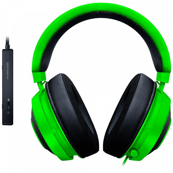 Headset Gamer Razer Kraken Tournament, USB, Som Surround 7.1, Drivers 50mm, Green - RZ04-02051100-R3U1