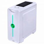 Gabinete Gamer PCYes Nova Branco com 1 Fan Led 7 Cores, Lateral em Acrílico - NOVBC7C1FCA