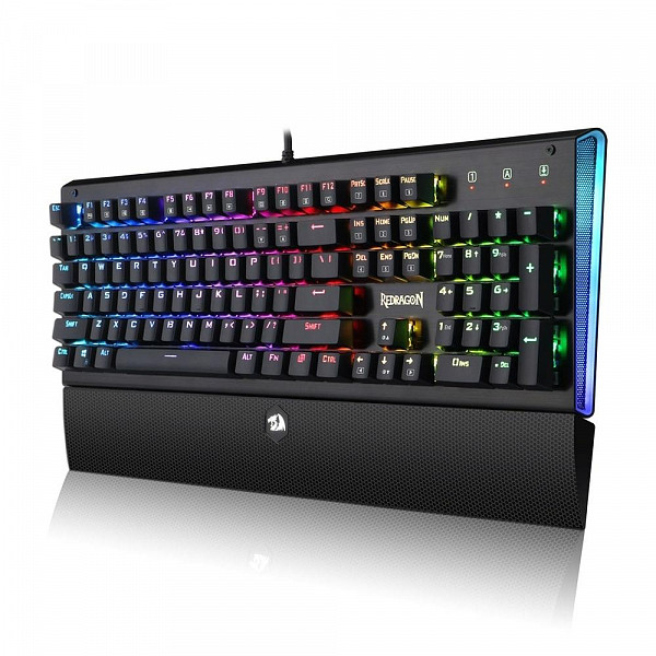 Teclado Mecânico Gamer Redragon Dark Aryaman, RGB, Switch Outemu Blue, ABNT2 - K569 RGB