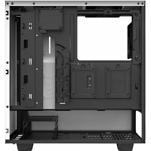 Gabinete Gamer NZXT H510i, Mid Tower, Com 2 Fans, Vidro Temperado, White, S-Fonte, CA-H510I-W1