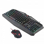 Kit Gamer Redragon S101-1 - Teclado Harpe K503, RGB, ABNT2 + Mouse Centrophorus V3 M601