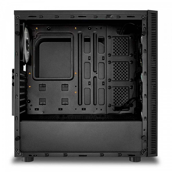 Gabinete Gamer Redragon Sideswipe, Mid Tower, Com 4 Fans RGB, Vidro Temperado, Black, S-Fonte, GC-601