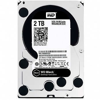 HD WD SATA 3,5´ Black Performance 2TB 7200RPM 64MB Cache SATA 6.0Gb-s - WD2003FZEX