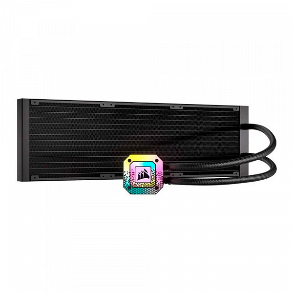 Water Cooler Corsair Icue H170i Elite Capellix XT, RGB 420MM, Preto, CW-9060071-WW