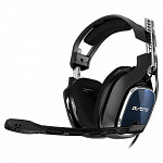 Headset ASTRO Gaming A40 TR + MixAmp Pro TR Gen 4 com Áudio Dolby - Compatível com PS4, PC, Mac - Preto/Azul - 939-001791