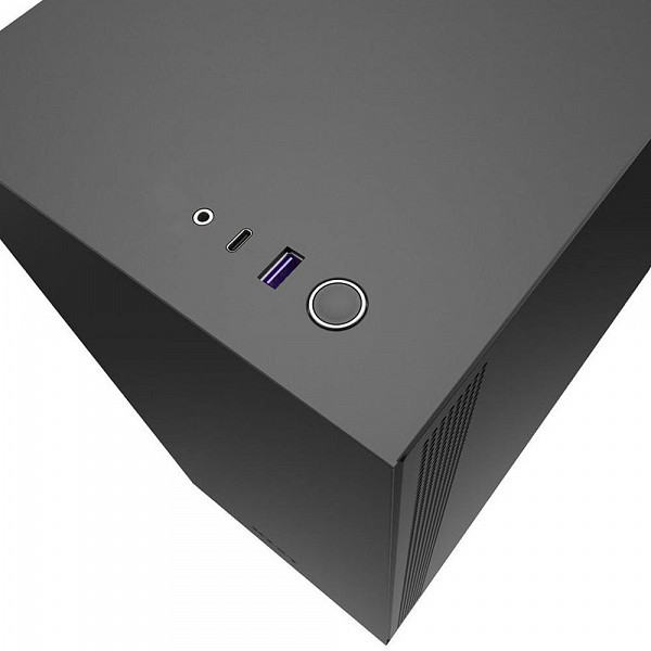 Gabinete Gamer NZXT H510, Mid Tower, com FAN, Lateral em Vidro - CA-H510B-B1