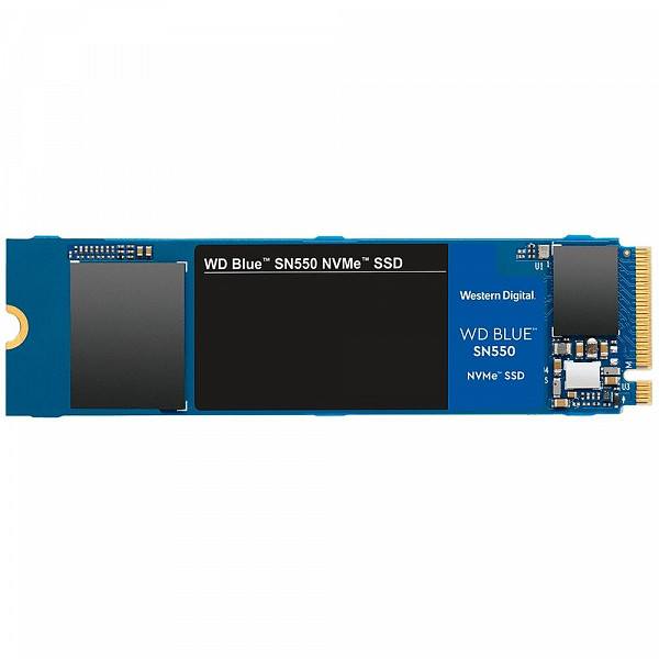 SSD WD Blue SN550, 500GB, M.2, PCIe, NVMe, Leituras: 2400Mb/s e Gravações: 1750Mb/s - WDS500G2B0C