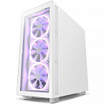 Gabinete NZXT H7 Elite, Mid Tower, ATX, Lateral e Frontal em Vidro Temperado, 3x Fan RGB, Branco - CM-H71EW-01