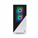 Gabinete Gamer Thermaltake Divider 370 TG ARGB Snow, Mid Tower, Vidro Temperado, Sem Fonte, 3 fans ARGB de 120 mm, Branco, CA-1S4-00M6WN-00