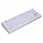 Teclado Mecânico Gamer Redragon Kumara Branco Switch Outemu Azul LED Vermelho ABNT2 - K552W-2 (Blue)