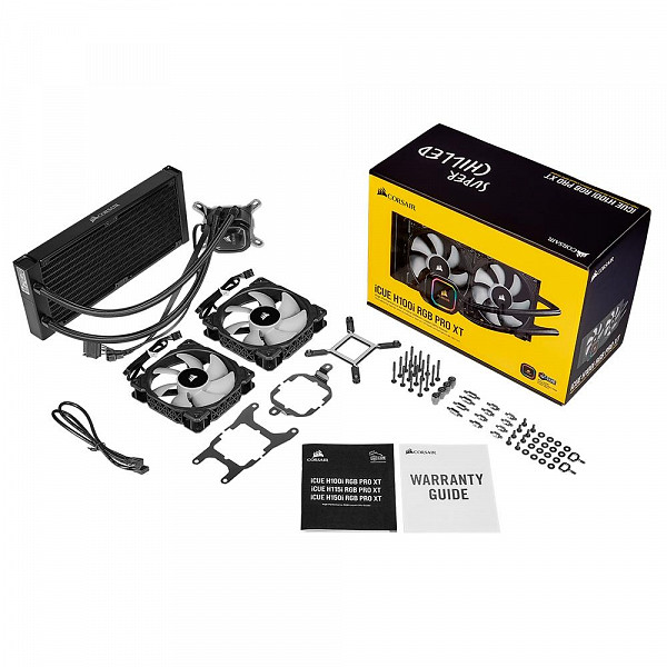 Water Cooler Corsair iCUE H100i PRO XT Hydro Series, 120mm, RGB - CW-9060043-WW