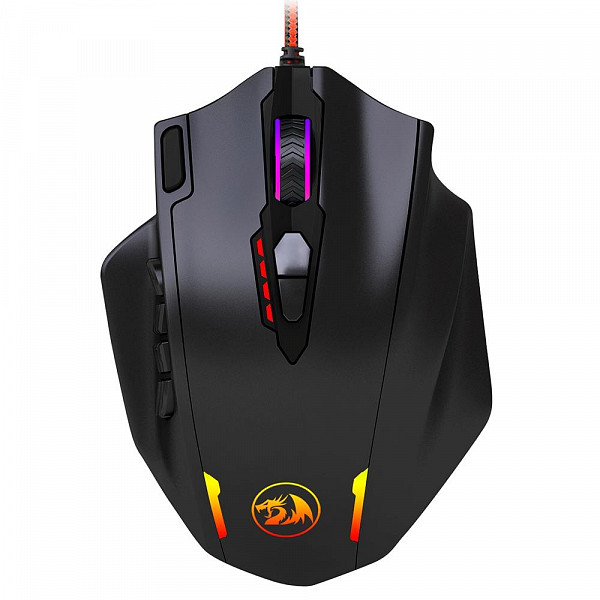 Mouse Gamer Redragon Impact RGB, 12400dpi - M908