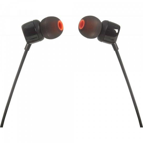 Fone de Ouvido Intra Auricular JBL T110 Preto - JBLT110BLK