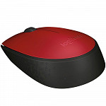 Mouse Logitech M170 Sem Fio Vermelho 910-004941