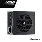 Fonte Gamer VINGAR Fusion 850W Platinum, 850W, Teclab Extreme, Modular, PFC Ativo, Com Cabo, Preto