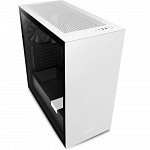 Gabinete NZXT H7, Mid Tower, ATX, Lateral em Vidro Temperado, 2x Fans, Preto e Branco - CM-H71BG-01