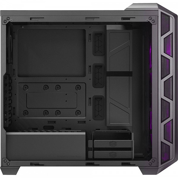 Gabinete Gamer Cooler Master MasterCase H500, RGB, 3 Coolers, Lateral em Vidro, Iron Grey - MCM-H500-IGNN-S00