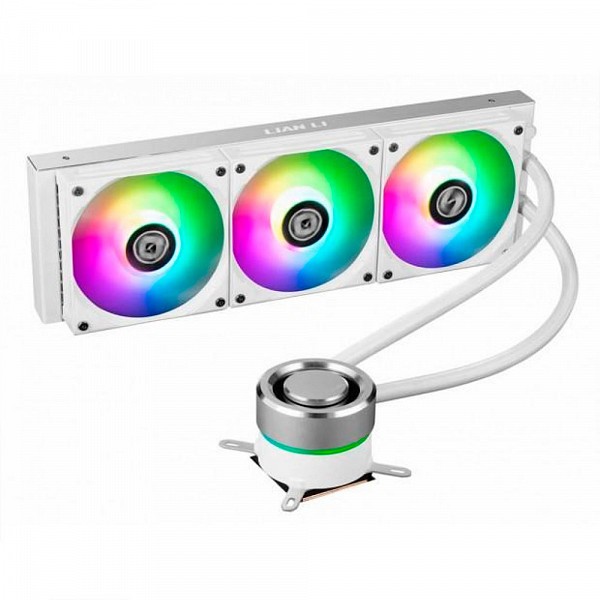 Water Cooler Lian Li, Galahad, RGB 360mm, Intel-AMD, White, GA-360A WHITE v2