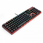 Teclado Gamer Óptico Redragon Infernal Dragon Viserion, RGB, Switch Blue, ID582