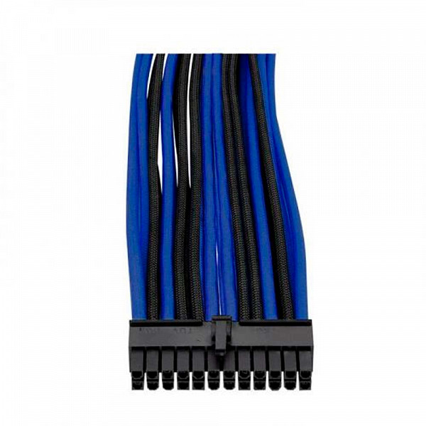 Cabo Mod Sleeved Preto E Azul 30cm Thermaltake AC035CN1NANA1