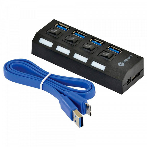 Hub USB Vinik HUV-50, 4 Portas 3.0 - 32282