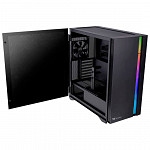 Gabinete Gamer Thermaltake H700 TG, Mid Tower, RGB, Vidro Temperado, E-ATX, Black, Sem Fonte, Com 2 Fans, CA-1Y1-00M1WN-00
