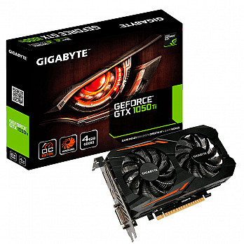 Placa de Video GTX1050TI 4GB OC WINDFORCE 2X DDR5 GIGABYTE GV-N105TOC-4GD