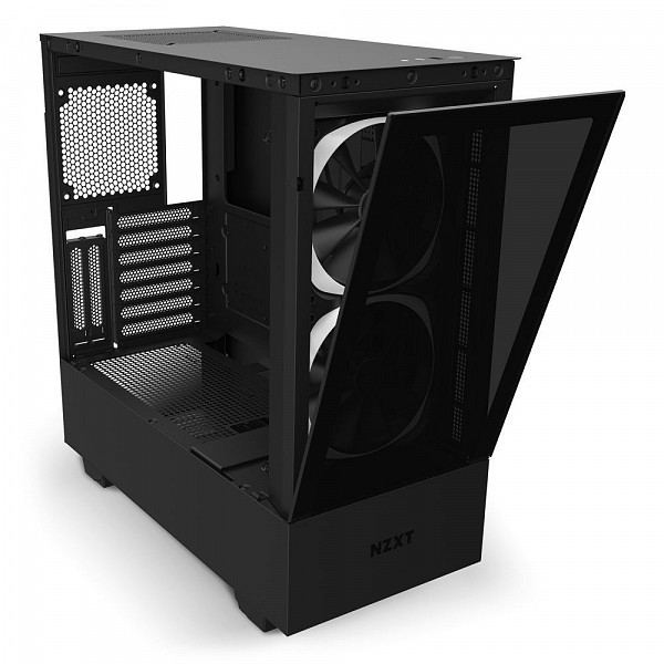 Gabinete Gamer NZXT H510 ELite, Mid Tower, Com 2 Fans, Vidro Temperado, Black, S-Fonte, CA-H510E-B1