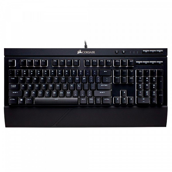 Teclado Mecânico Gamer Corsair K68, RGB, Switch Cherry MX Red, ABNT2 - CH-9102010-BR