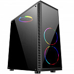 Gabinete Gamer Bluecase BG-014 sem Fonte, USB 3.0, Preto com Lateral em Acrílico - BG014GCASE