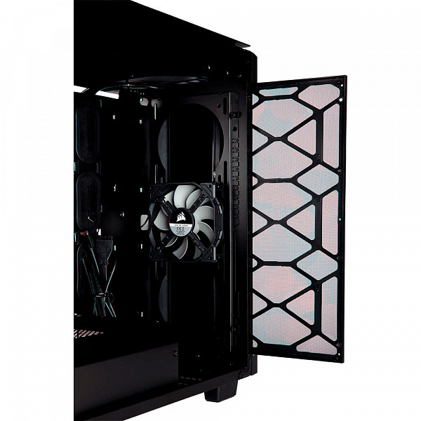 Gabinete Corsair Gamer Obsidian Series 500D Preto Premium Alumínio e Vidro - CC-9011116-WW