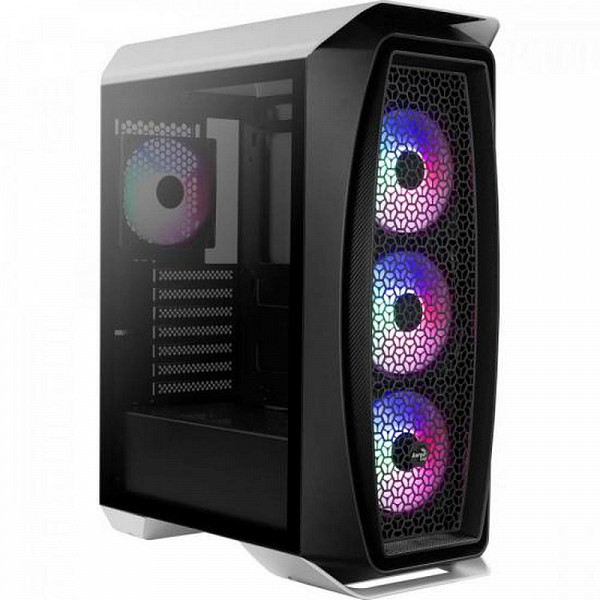 Gabinete Gamer Aerocool Mid Tower Rgb Aero One Frost, Branco 70166