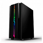 Gabinete BlueCase BG-027 RGB Lateral Acrilico Preto BG027GCASE