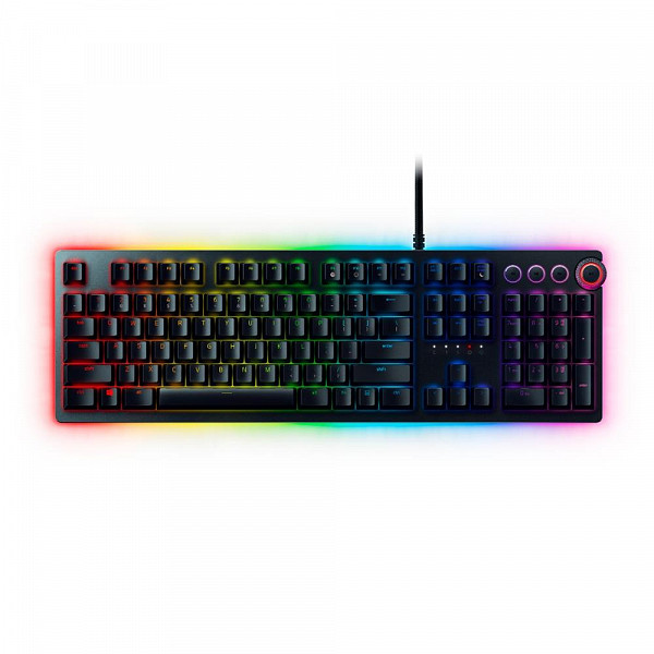 Teclado Óptico-Mecânico Gamer Razer Huntsman Elite Linear, Chroma, Razer Switch Red, US - RZ03-01871100-R3U1