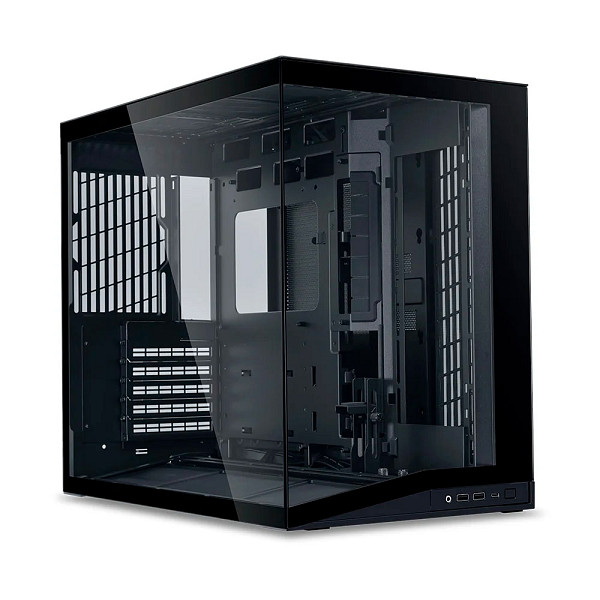 Gabinete Gamer Lian Li O11 Dynamic Mini V2, Midi Tower, Lateral em Vidro, Sem Fans, Preto - O11DMIV2X