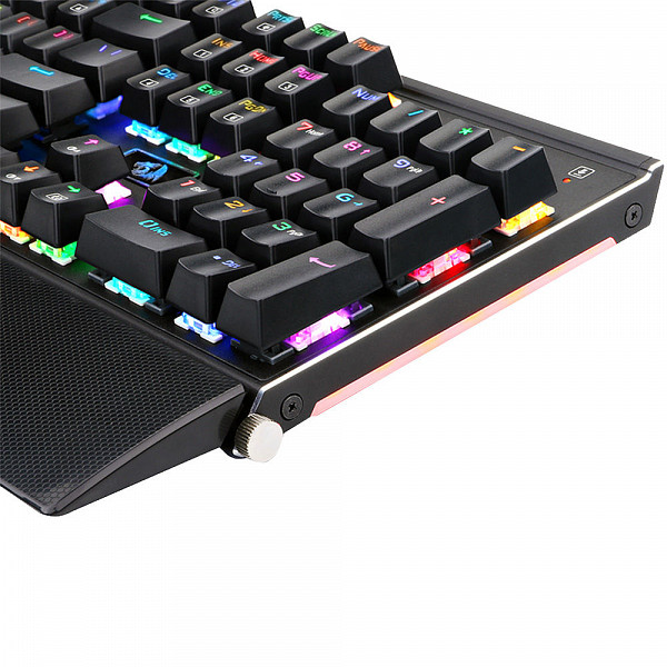 Teclado Mecânico Gamer Redragon Rahu K567 Rgb, Switch Outemu Blue, Black