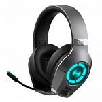 Headset Gamer Edifier Hi-Res GX Hecate, Microfone com Haste Retrátil, P2, USB Type-C, LED, Modo Game - GX-Cinza