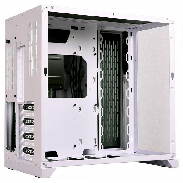 Gabinete Gamer Lian Li PC-011 Dynamic, Mini ITX / Micro ATX / ATX, Lateral e Frontal em Vidro, Branco - PC-O11 DYNAMIC WHITE