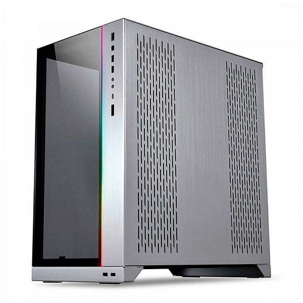 Gabinete Gamer Lian Li O11 Dynamic XL, Full Tower, Vidro Temperado, Silver, S-Fonte