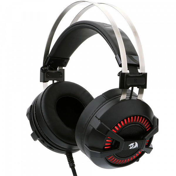 Headset Gamer Redragon P2 Preto e Vermelho BIO H801