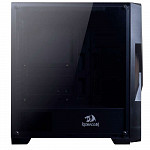 Gabinete Gamer Redragon Brawn, Mid Tower, S-Fan, Vidro Temperado, Black, S-fonte