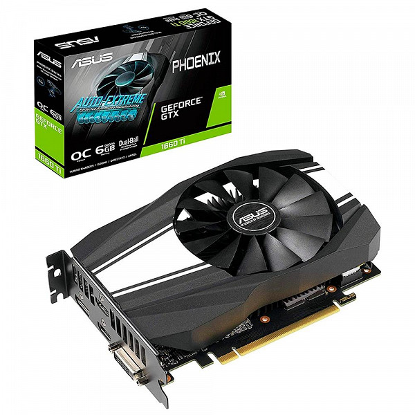 Placa de Vídeo Asus NVIDIA GeForce GTX 1660 Ti OC Dual 6GB, GDDR6 - DUAL-GTX1660TI-O6G