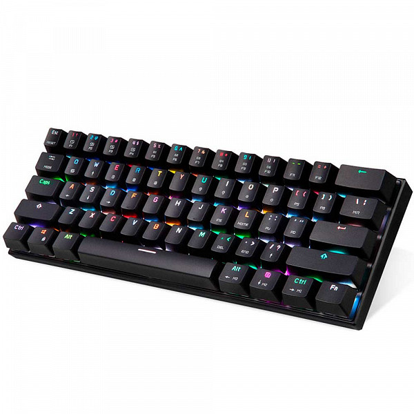 Teclado Mecânico Gamer Bluetooth Motospeed CK62 Switch Azul RGB