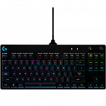 Teclado Mecânico Gamer Logitech G PRO, RGB, Design Tenkeyless, Switch GX Clicky Azul, US - 920-009388